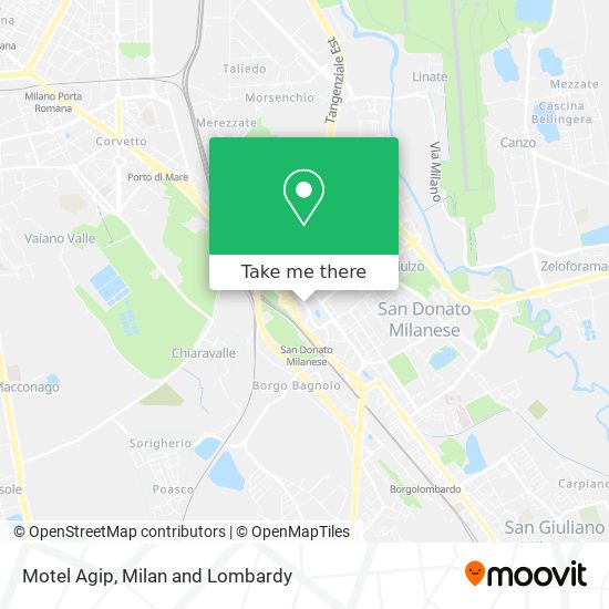 Motel Agip map