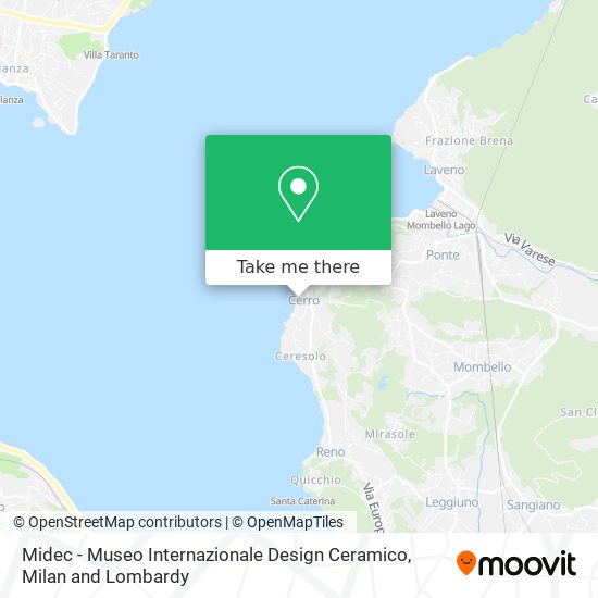 Midec - Museo Internazionale Design Ceramico map