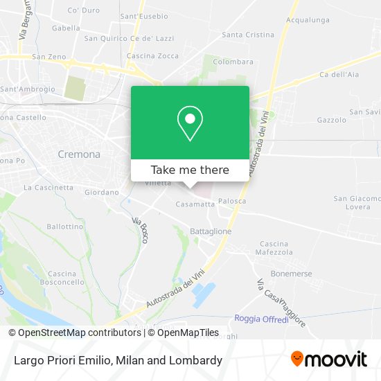 Largo Priori Emilio map