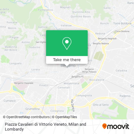 Piazza Cavalieri di Vittorio Veneto map