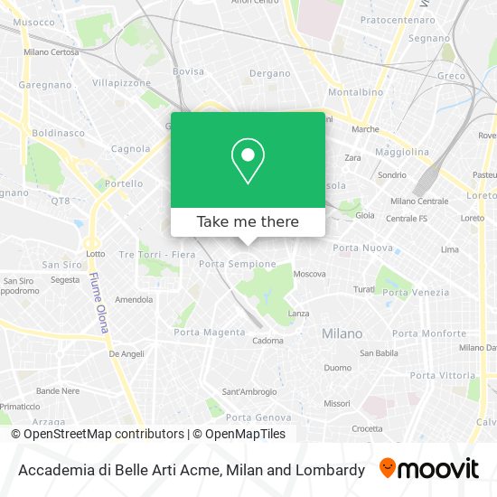 Accademia di Belle Arti Acme map