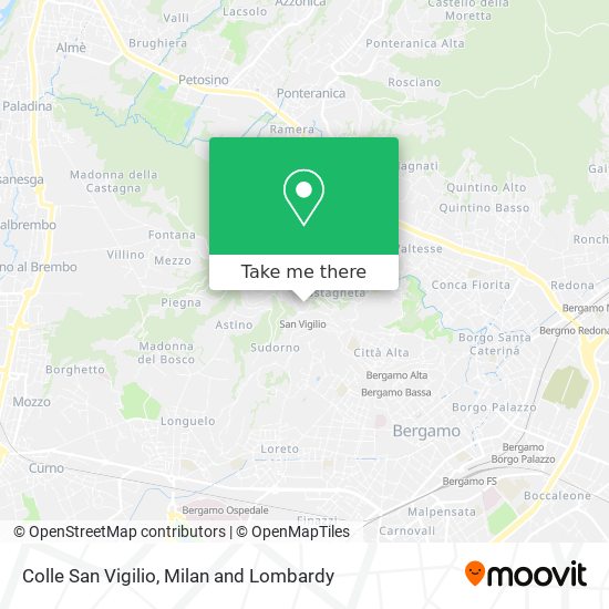 Colle San Vigilio map