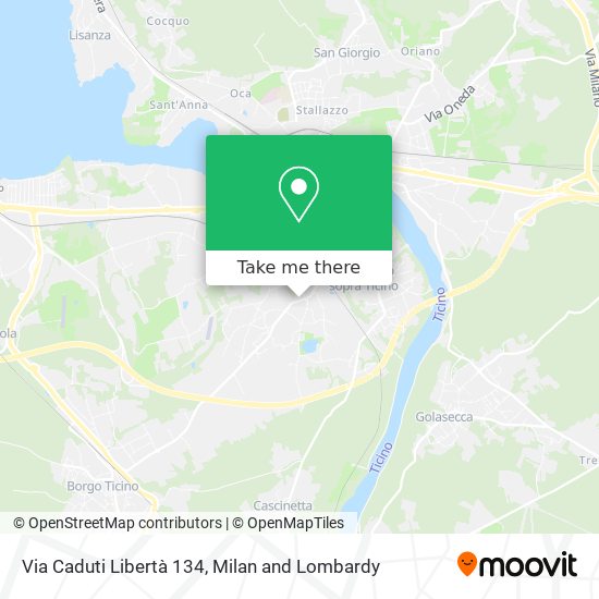 Via Caduti Libertà 134 map