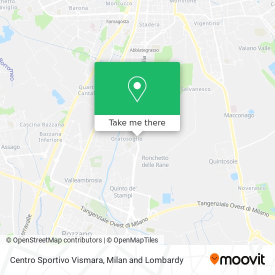Centro Sportivo Vismara map