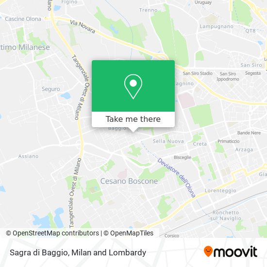 Sagra di Baggio map