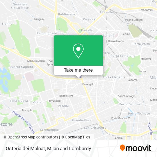 Osteria dei Malnat map