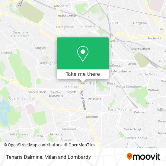 Tenaris Dalmine map