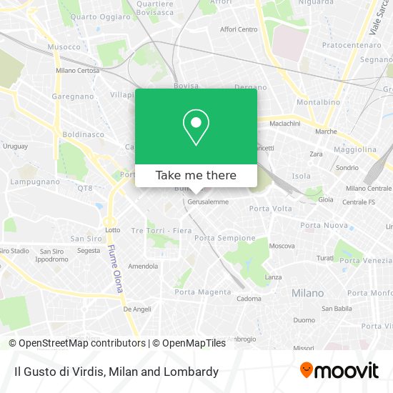 Il Gusto di Virdis map