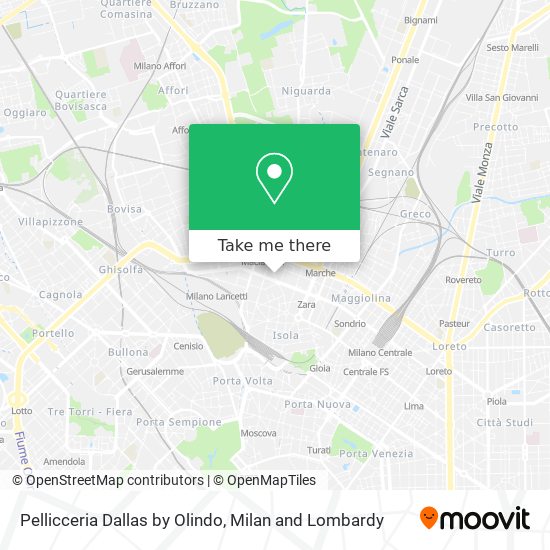 Pellicceria Dallas by Olindo map