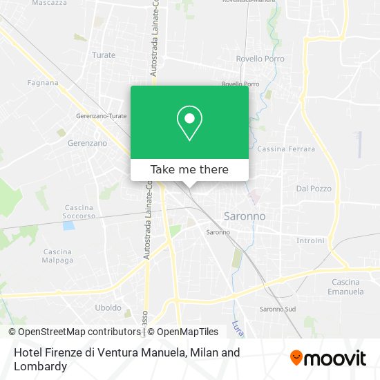 Hotel Firenze di Ventura Manuela map