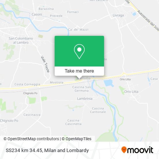 SS234 km 34.45 map