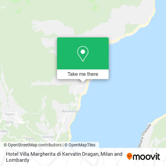 Hotel Villa Margherita di Kervatin Dragan map