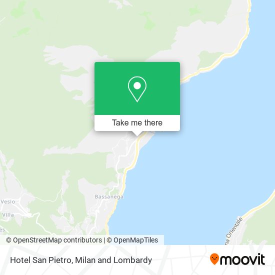 Hotel San Pietro map