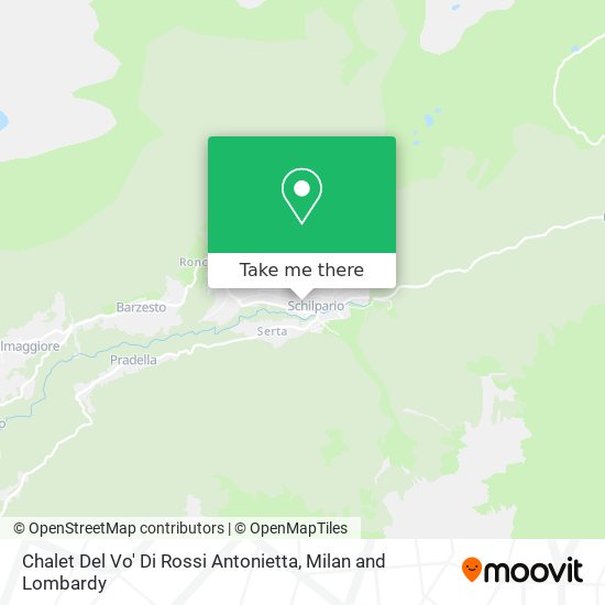 Chalet Del Vo' Di Rossi Antonietta map