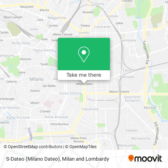 S-Dateo (Milano Dateo) map