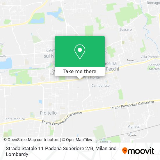 Strada Statale 11 Padana Superiore 2 / B map