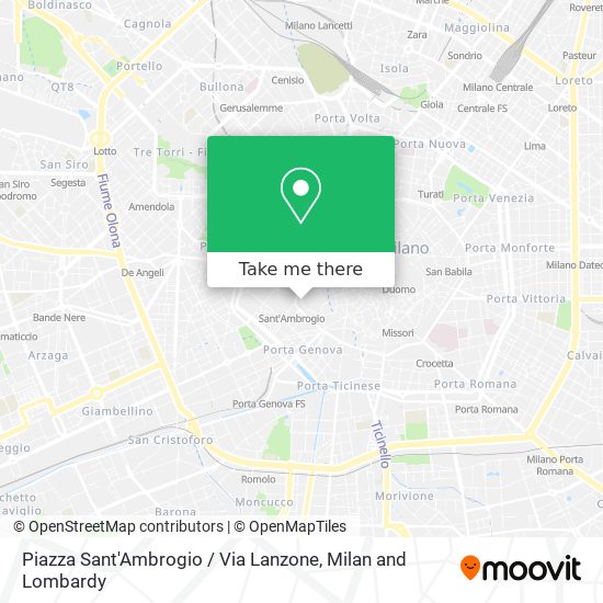Piazza Sant'Ambrogio / Via Lanzone map
