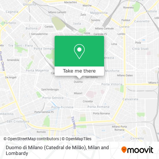 Duomo di Milano (Catedral de Milão) map