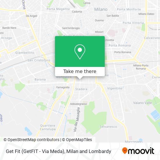 Get Fit (GetFIT - Via Meda) map