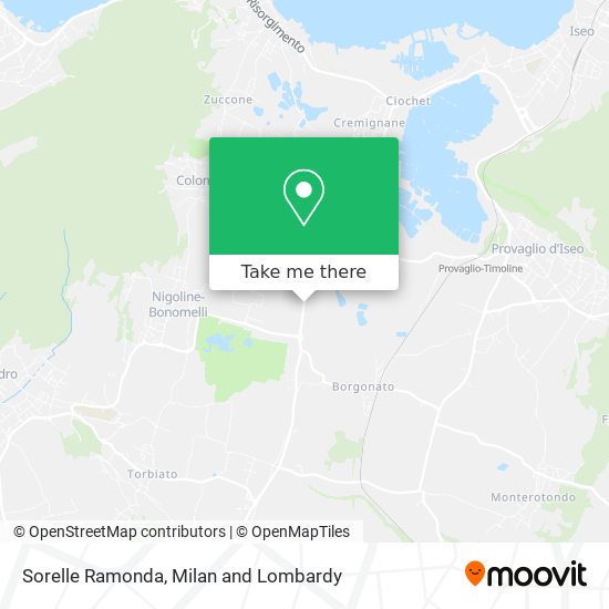 Sorelle Ramonda map