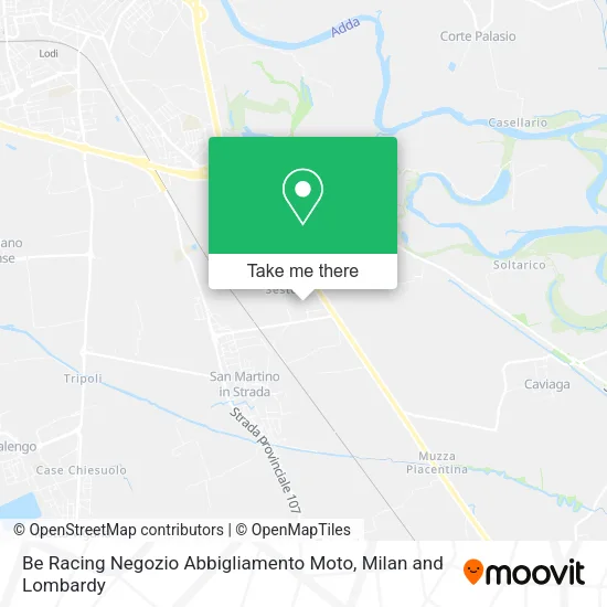 Be Racing Negozio Abbigliamento Moto map