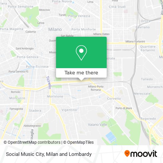 Social Music City map