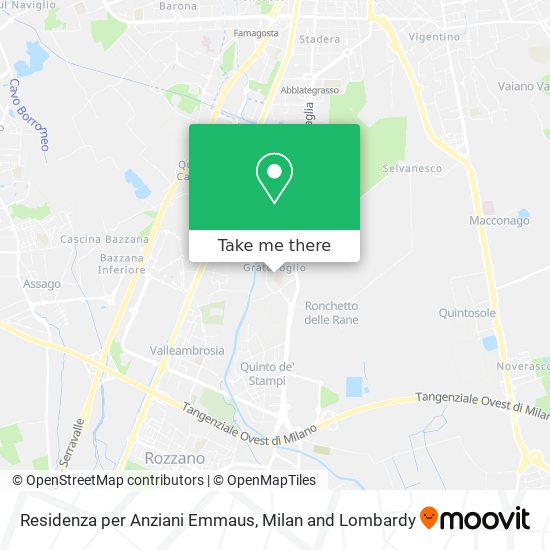 Residenza per Anziani Emmaus map