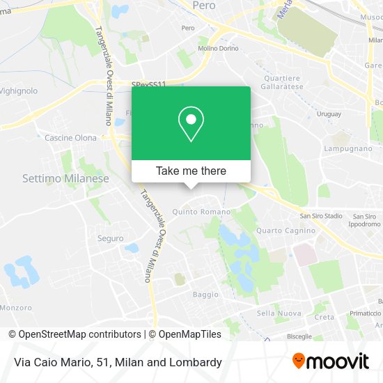 Via Caio Mario, 51 map