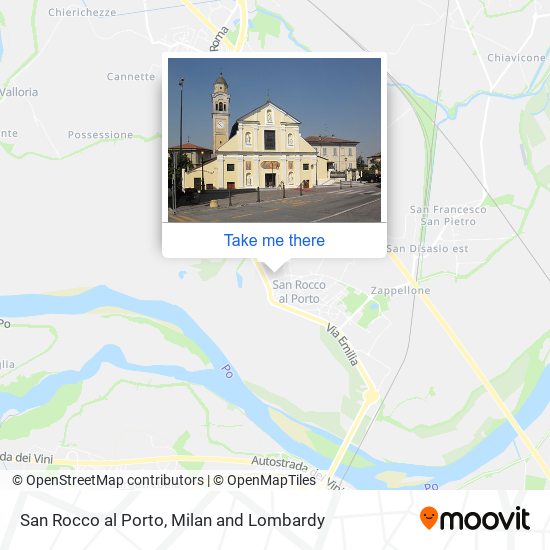 San Rocco al Porto map
