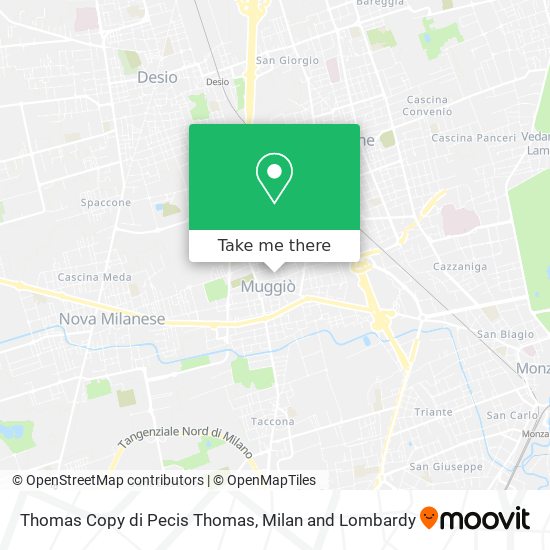 Thomas Copy di Pecis Thomas map