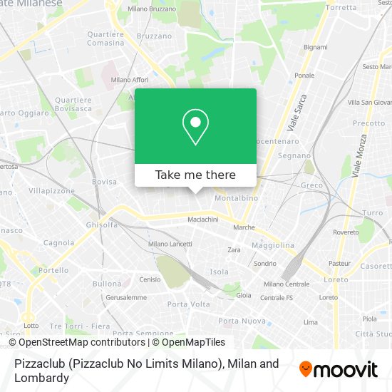 Pizzaclub (Pizzaclub No Limits Milano) map