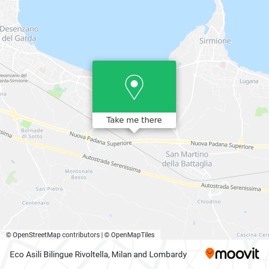 Eco Asili Bilingue Rivoltella map