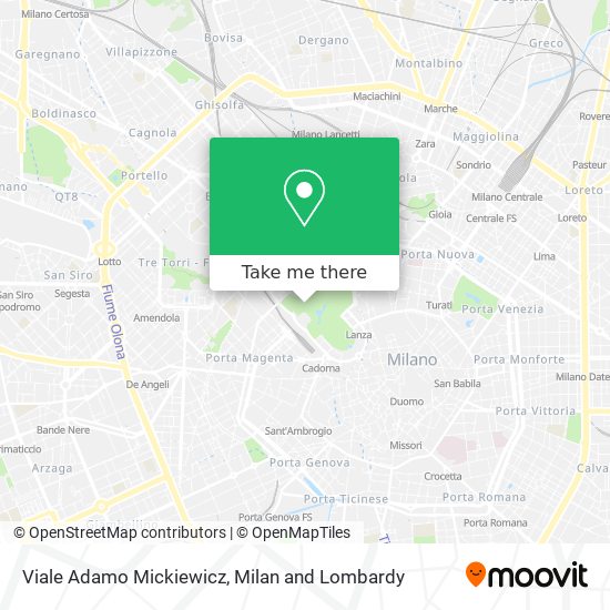 Viale Adamo Mickiewicz map