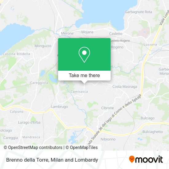 Brenno della Torre map