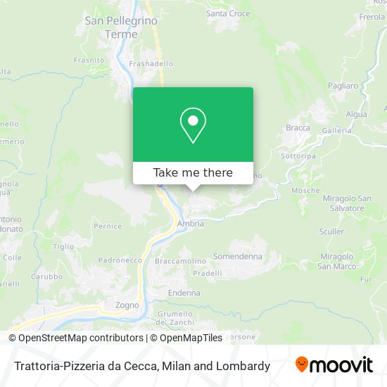 Trattoria-Pizzeria da Cecca map