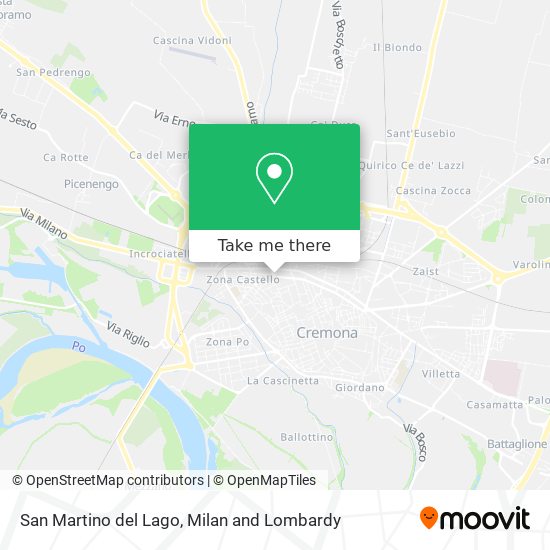 San Martino del Lago map