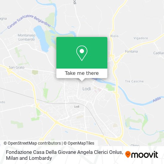 Fondazione Casa Della Giovane Angela Clerici Onlus map