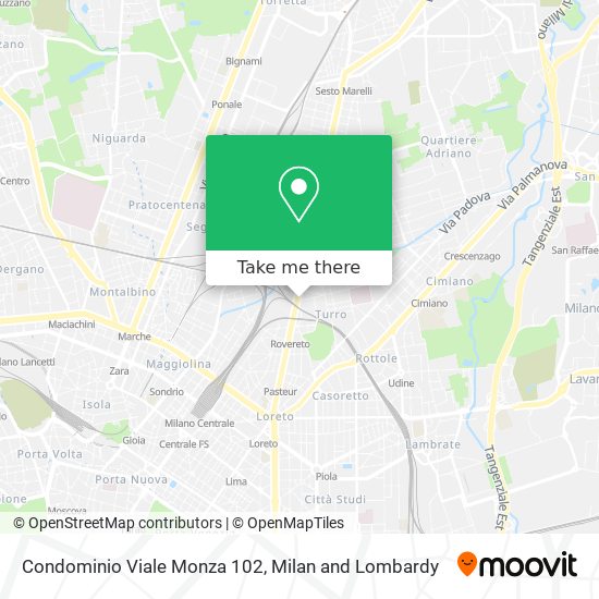 Condominio Viale Monza 102 map