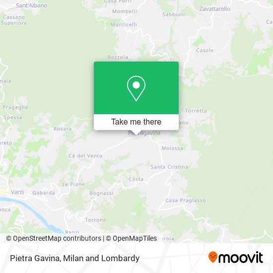Pietra Gavina map