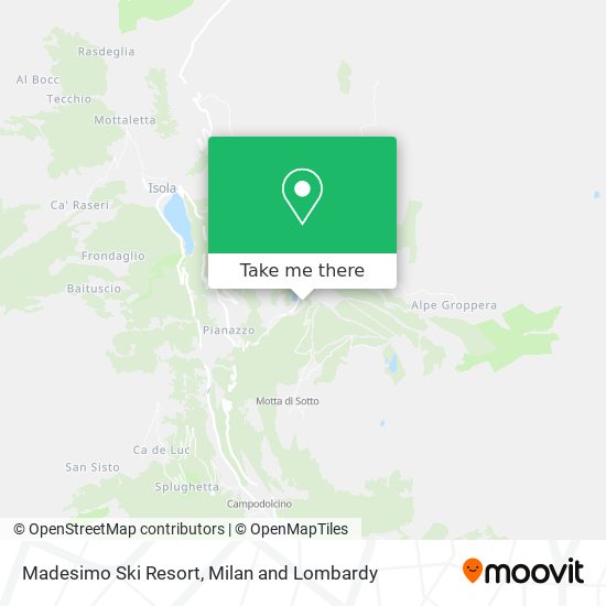 Madesimo Ski Resort map