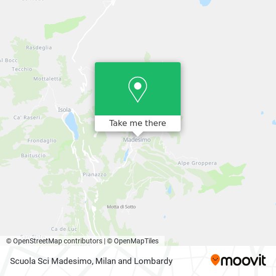 Scuola Sci Madesimo map