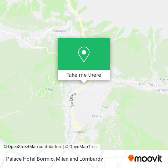 Palace Hotel Bormio map