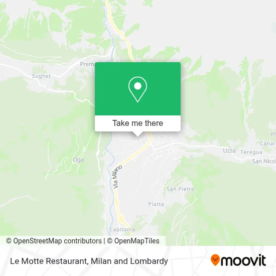 Le Motte Restaurant map