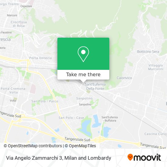 Via Angelo Zammarchi 3 map