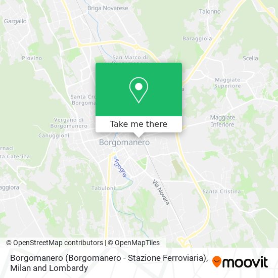 Borgomanero (Borgomanero - Stazione Ferroviaria) map