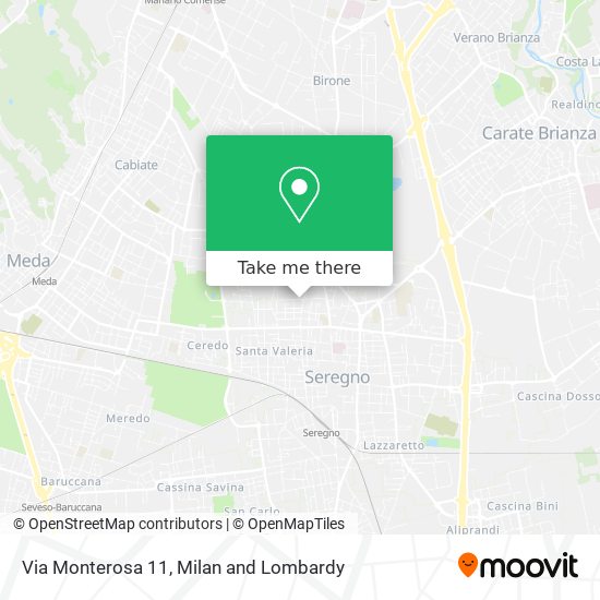 Via Monterosa 11 map
