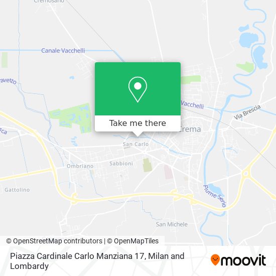 Piazza Cardinale Carlo Manziana 17 map