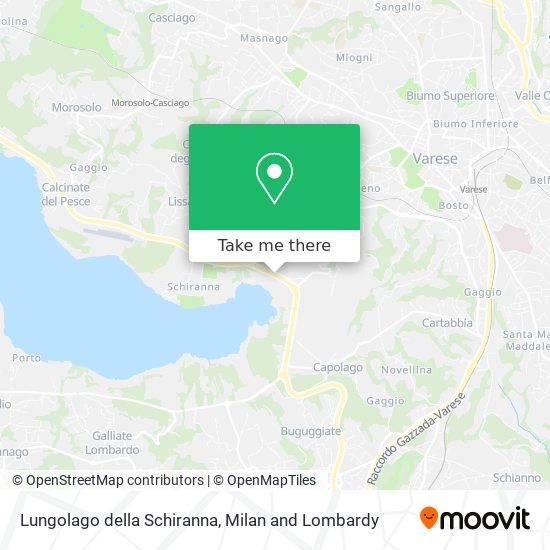Lungolago della Schiranna map