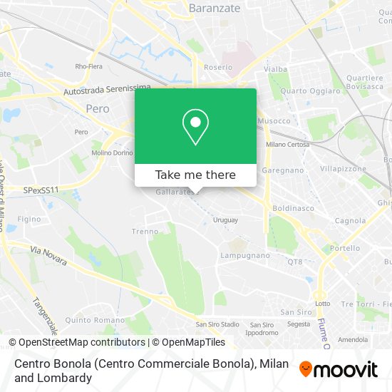 Centro Bonola (Centro Commerciale Bonola) map