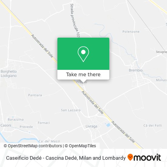 Caseificio Dedé - Cascina Dedé map